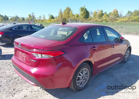2022 Toyota Corolla Hybrid Le z USA, uszkodzony, nr VIN JTDEAMDE4NJ044780